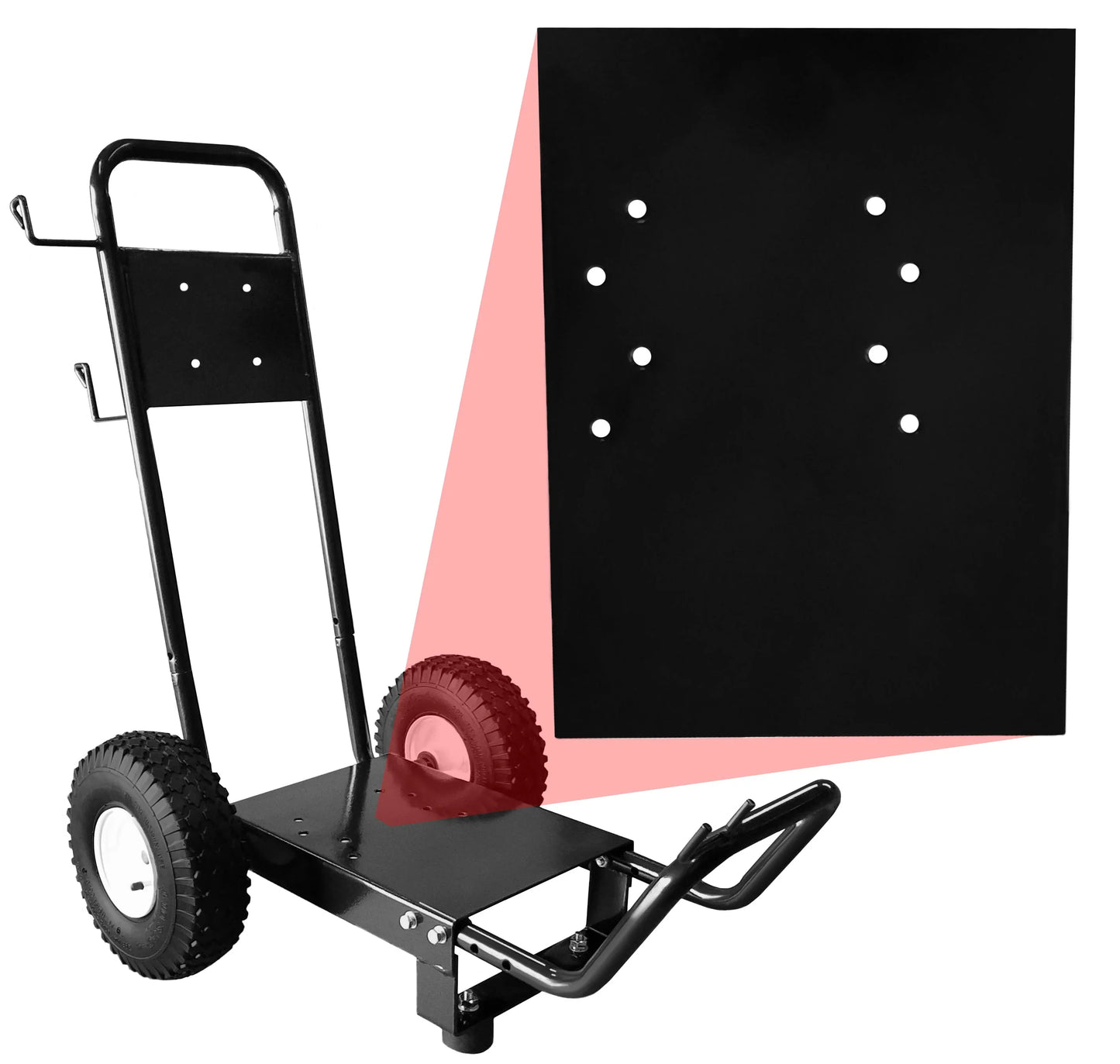 Washer Professional Pressure Washer Cart Frame with Wheels and Push Handle