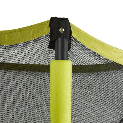 Upper Bounce 55′′ Kids Trampoline with Safety Enclosure – No-Spring Bungee System, Easy Assembly