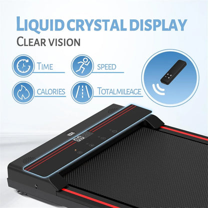 Walking Vibration Pad with APP, 3 in 1 Under Desk Treadmill, 2.5HP Low Noise Walking Treadmill Pad with Remote Control,Portable Treadmills for Home Office