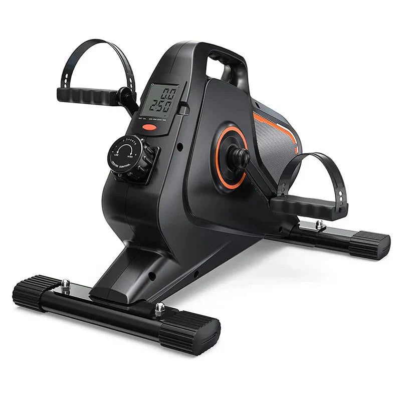 Under Desk Bike Pedal Exerciser – Quiet, Adjustable Resistance, Compact & Portable for Arm/Leg Workouts